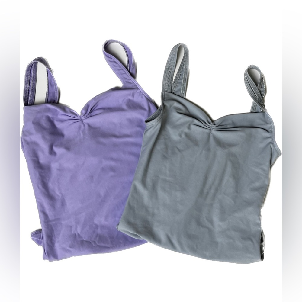 Wear Moi Dancewear Bundle of Lavender and Gray Leotards Size Age 12/14